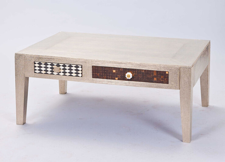 Couchtisch Emilio 110x45x70 cm Mango Massivholz