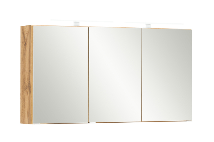 Spiegelschrank BRÜGGE Wotaneiche B/H/T 120x64x20cm