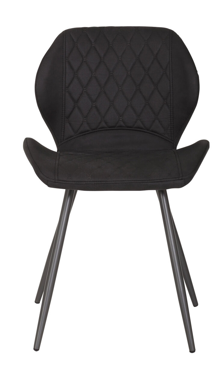 Esszimmerstuhl Aurora 2er Set Schwarz