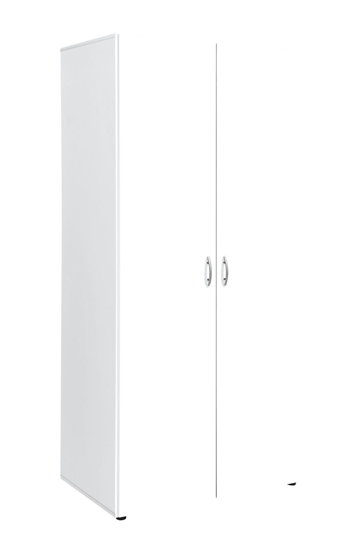 Kleiderschrank Base X Weiß Nachbildung ca. 80 x 170 x 52 cm 