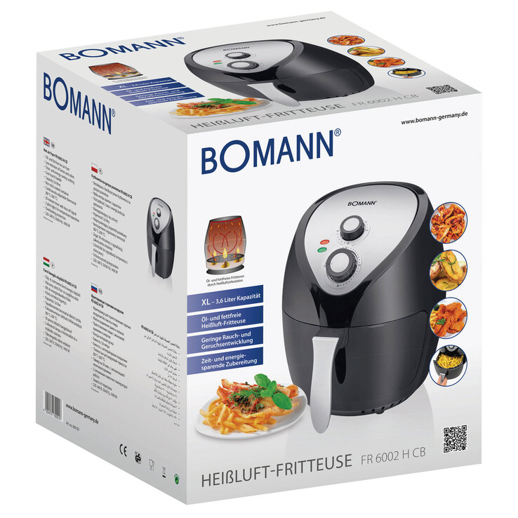 BOMANN Heißluft-Fritteuse FR 6002 H