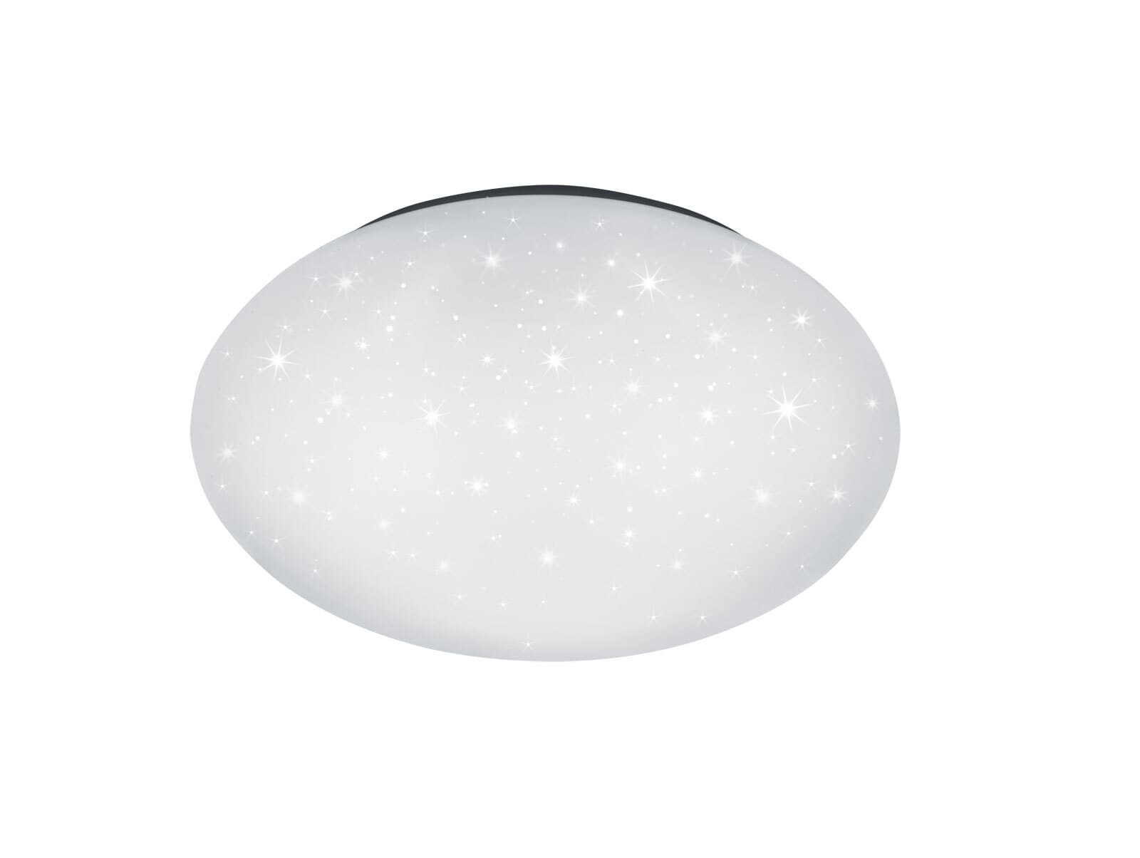 LED Deckenlampe Lukida weiß 38cm 10cm Kunststoff Fernbedienung