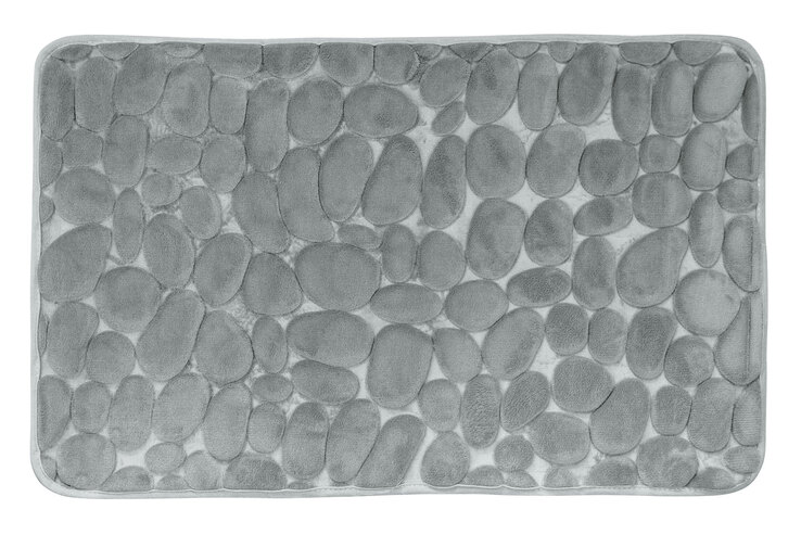 Badematte Stone Polyester Anthrazit