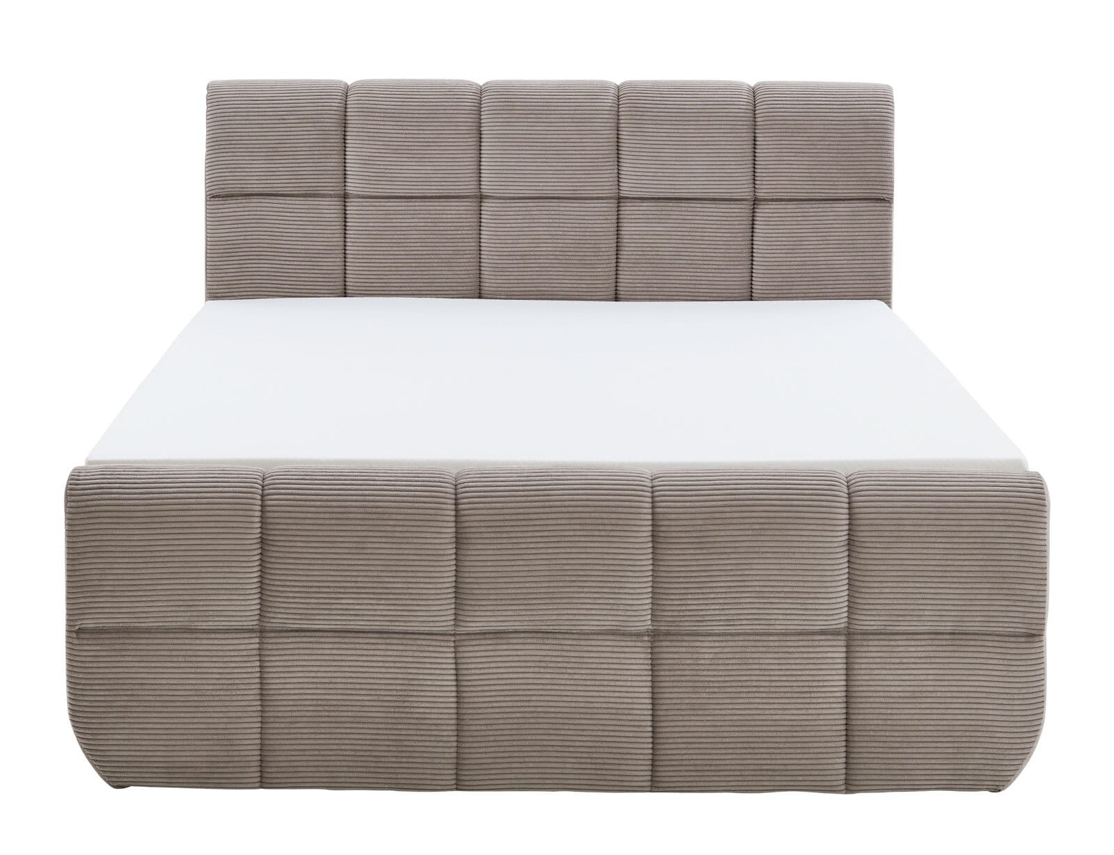 Boxspringbett Siena 180 x 200 cm taupe