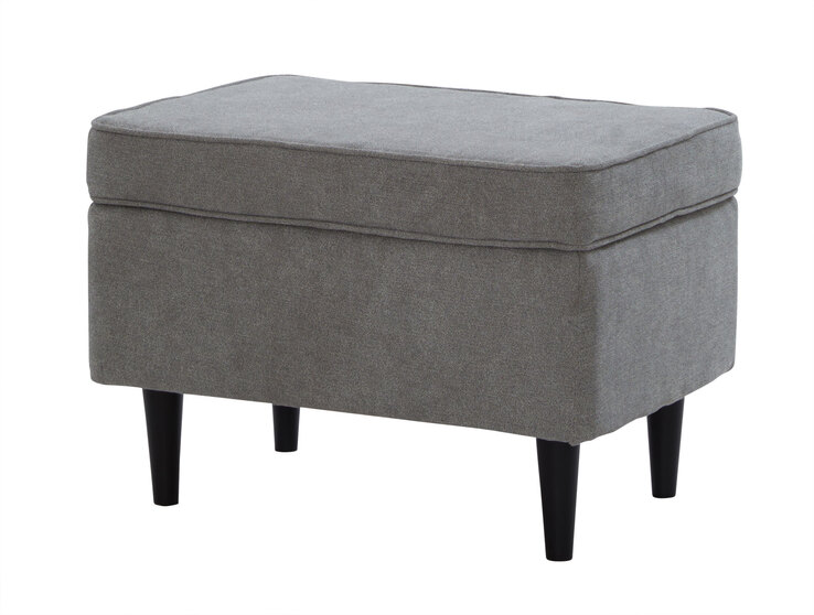 Hocker Olivia 63x43x42 cm schlamm