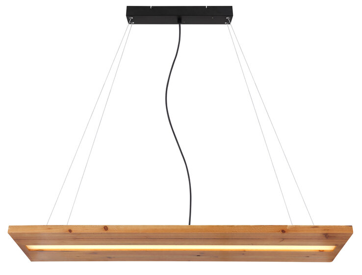 ALINA Pendellampe schwarz 15553H1, B/H/T: 100 x 145 x 25 cm, Kunststoff, Metall