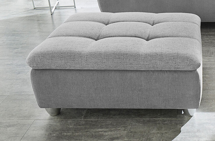 Hocker Genua Grau 103x48x82,5 cm