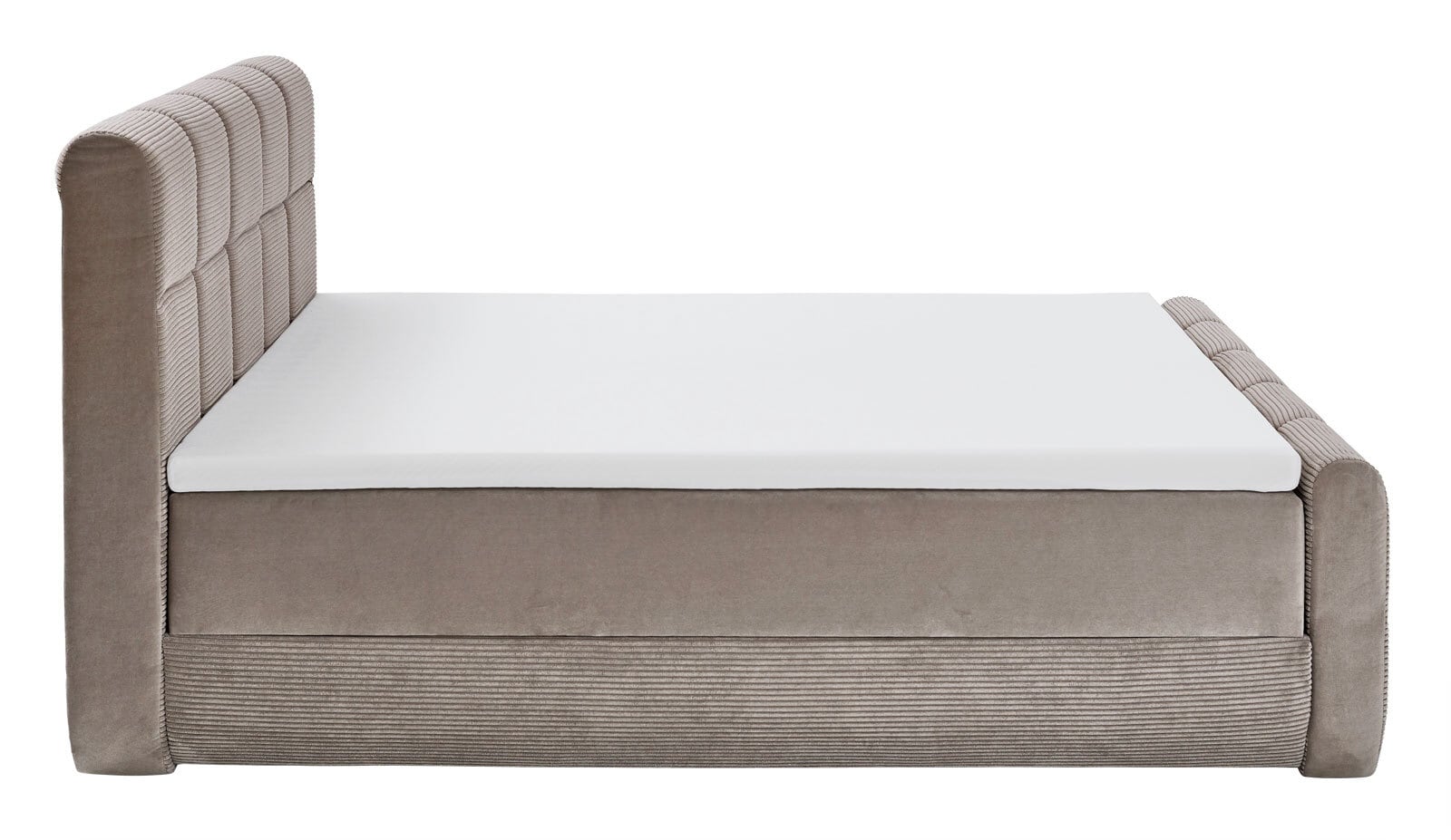 Boxspringbett Siena 180 x 200 cm taupe