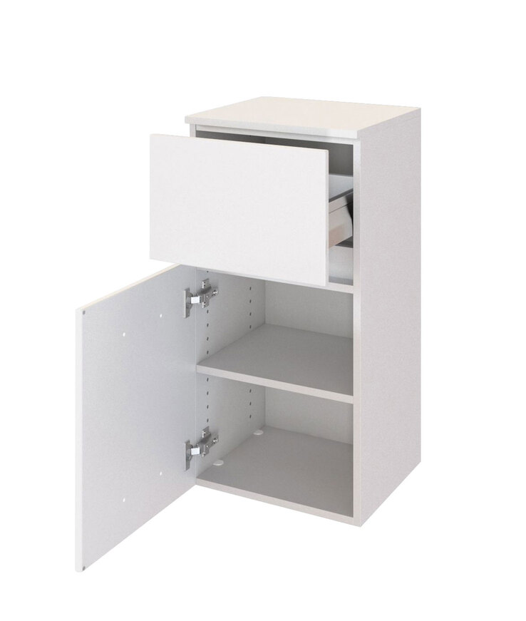 Unterschrank Baabe 40 x 79 cm Weiß matt