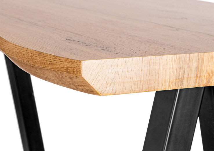 Bartisch Kenai Eiche-Optik/schwarz 120x57 cm