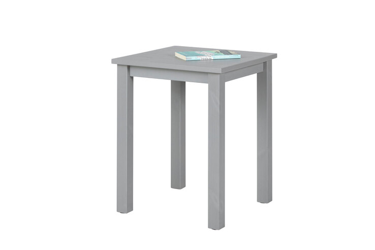 Beistelltisch Lennart Massivholz grau 45x55x45 cm