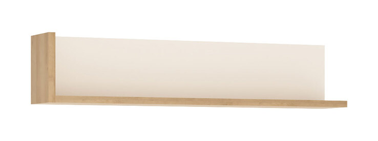 Wandpaneel Lyon Riviera Eiche-Optik/Weiß Hochglanz 120x25x20 cm