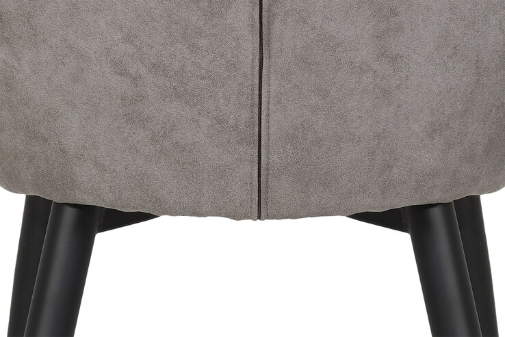 Stuhl Roberta 2er Set grau 55x82x60 cm