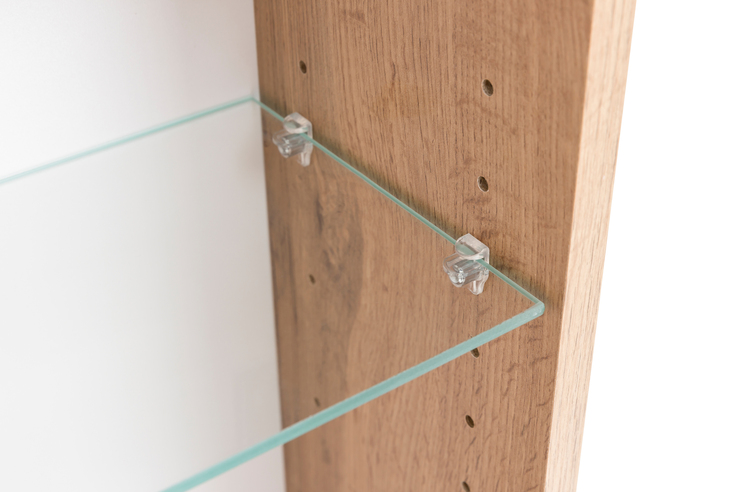 Spiegelschrank Gent braun 3-türig B/H/T 105x64x20 cm