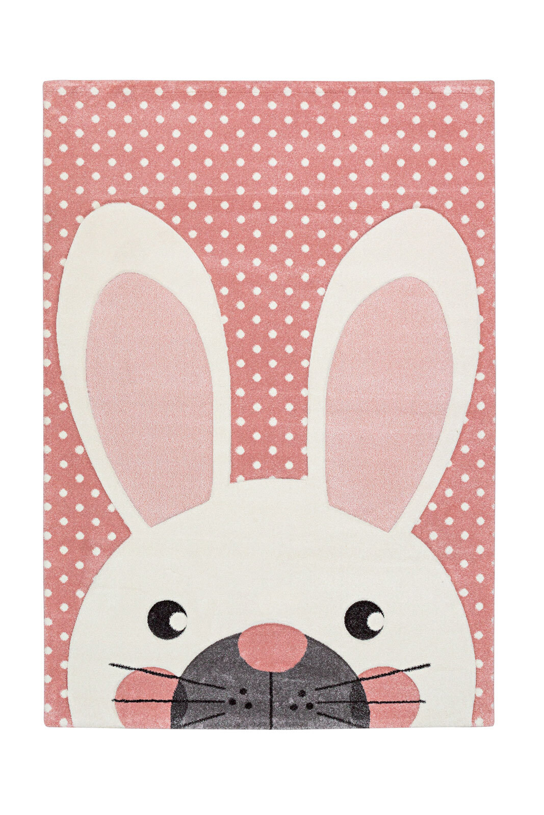 Teppich Rabbit Rosa 120 x 170 cm