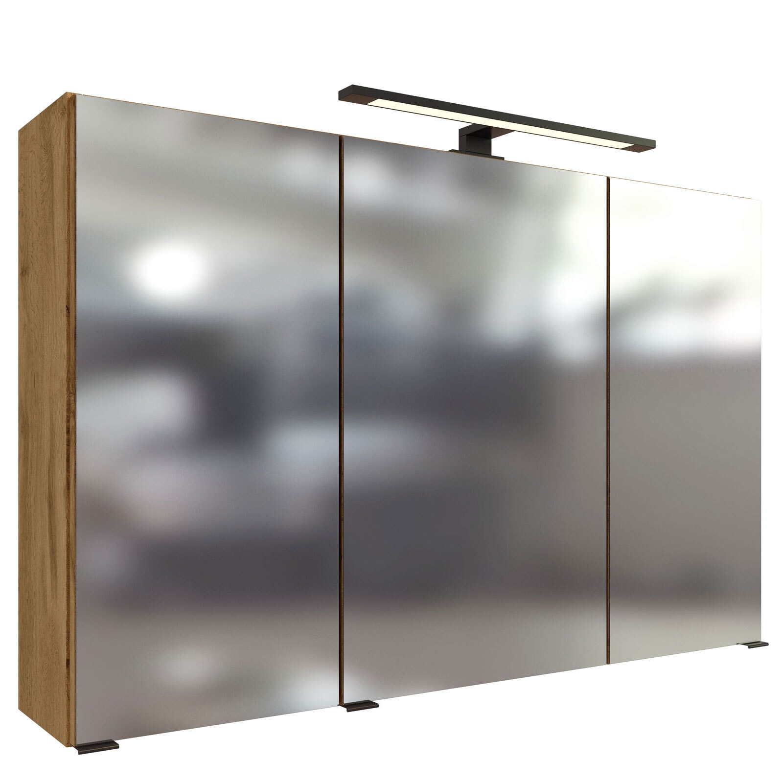 Badkombination Limburg braun 130 cm 3-teilig B/H/T 130x200x50 cm 