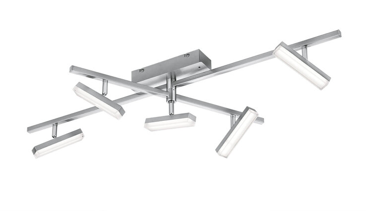 LED-Deckenleuchte Bondy Chrom 5-flammig