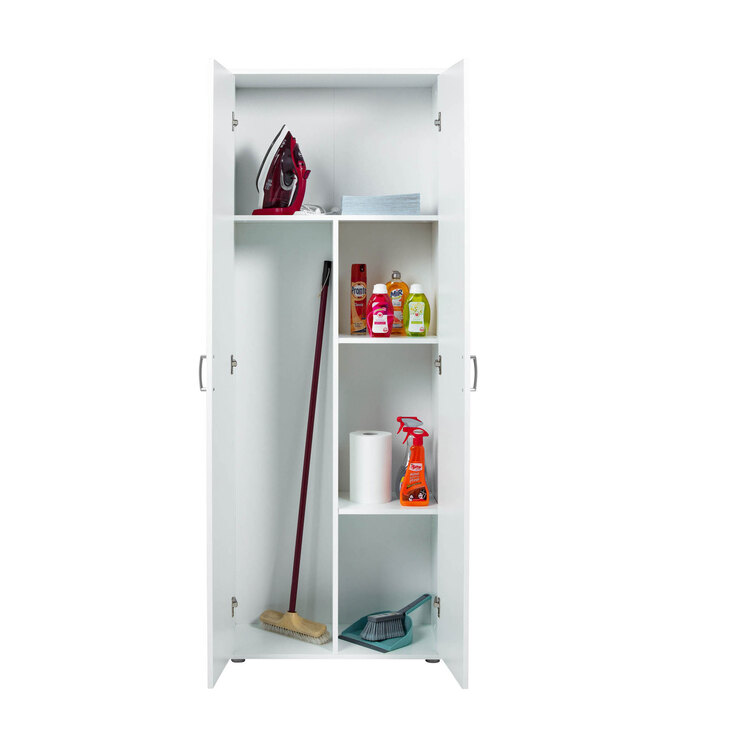 Mehrzweckschrank Pepe Weiß 70x189x34 cm