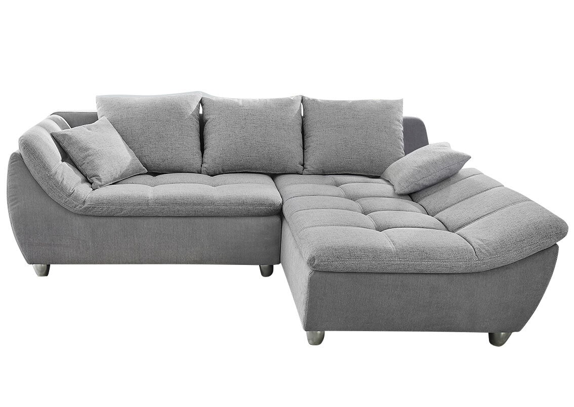 Ecksofa Genua Grau 250x179 cm