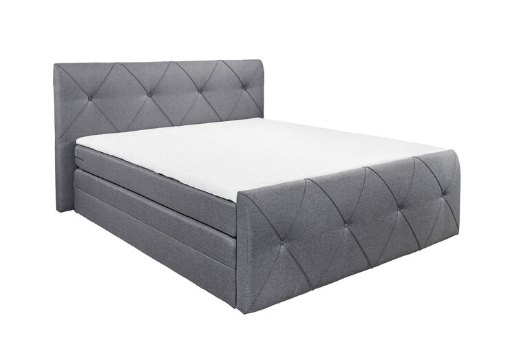 Boxspringbett Calgary 2 Anthrazit 180x200cm