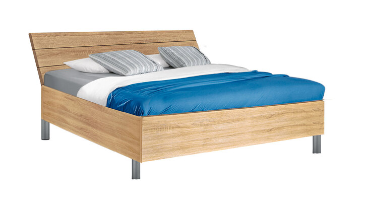 Bettgestell Easy Beds Eiche sägerau Nachbildung ca. 180 x 200 cm
