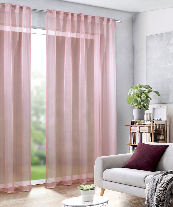 Kombischal Sylvia 2er-Set 135 x 245 cm rose