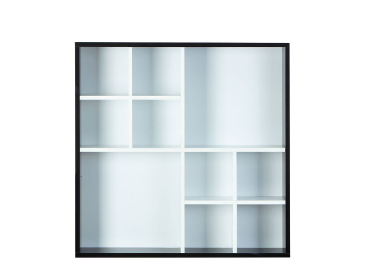 Sammlervitrine Peter Schwarz/Weiß 70x70x13 cm