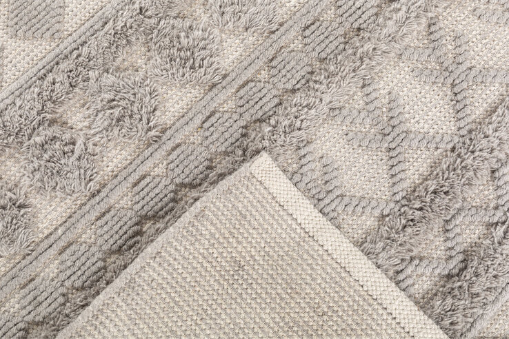 Teppich Kelim Stockholm 130 x 190 cm Grau/Blau