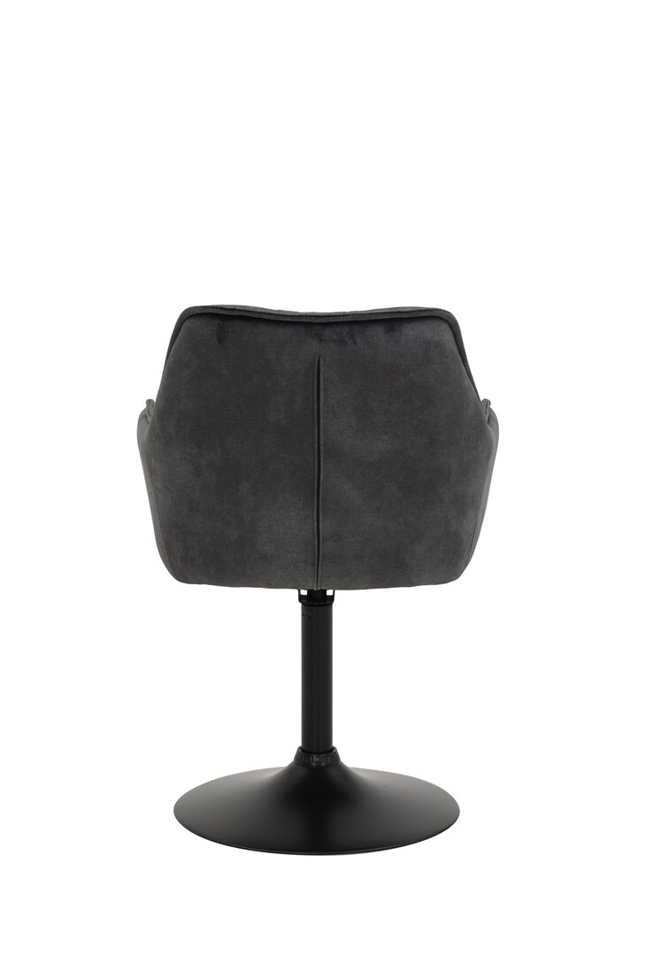 Stuhl BIRTE, Samtvelour Vintage Anthrazit
