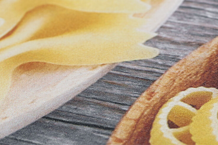 Küchenläufer Pasta Mehrfarbig 50 x 150 cm