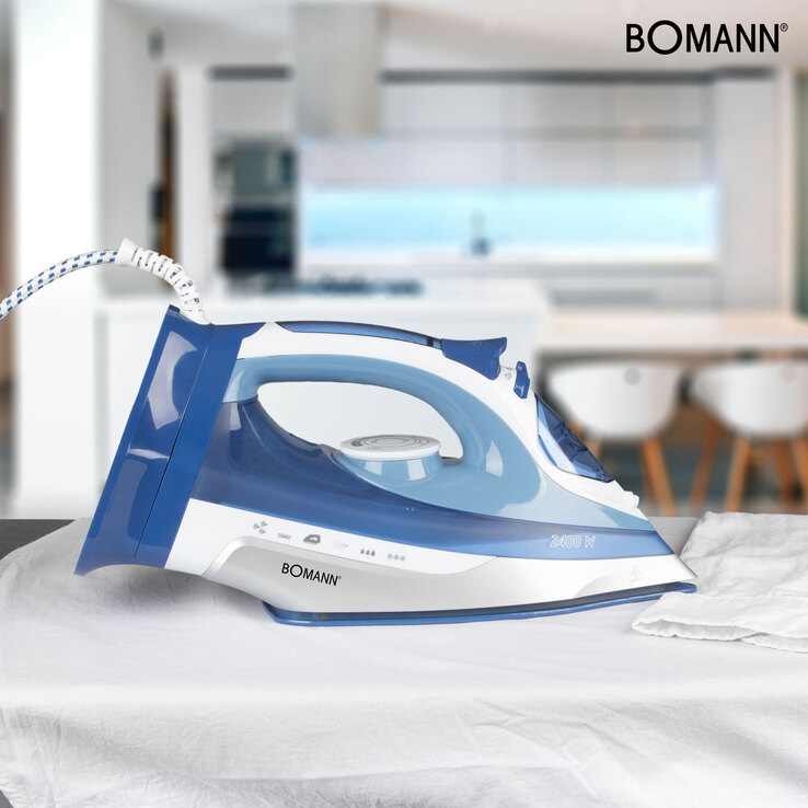 BOMANN Dampfbügeleisen DB 6006 CB kabellos blau