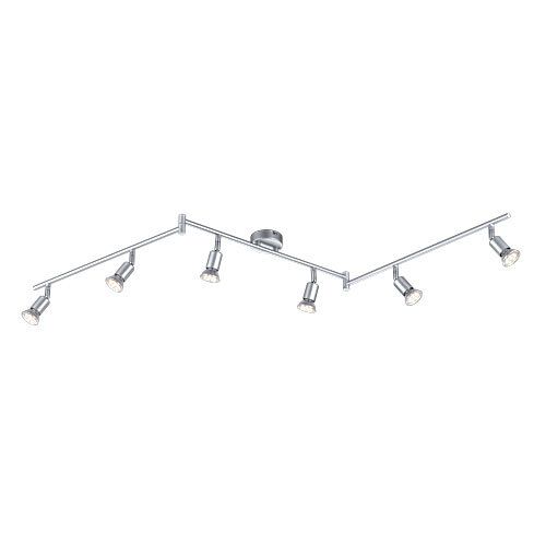 LED-Spot Paris titanfarbig 6-flammig