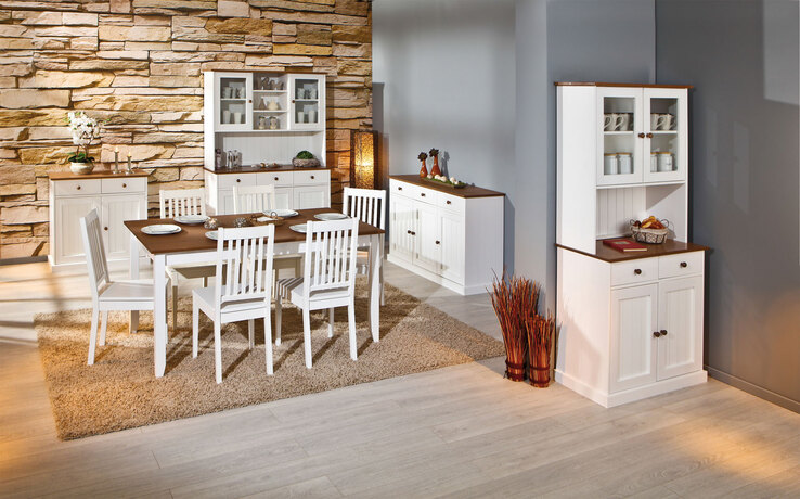 Buffet Jacob 5.2 Kiefer massiv lackiert 90 x 190 x 45 cm