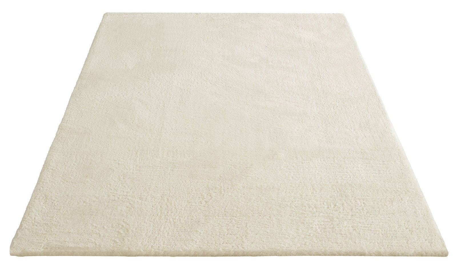 Teppich Fuzzy Creme Kunstfell 120x170 cm beige