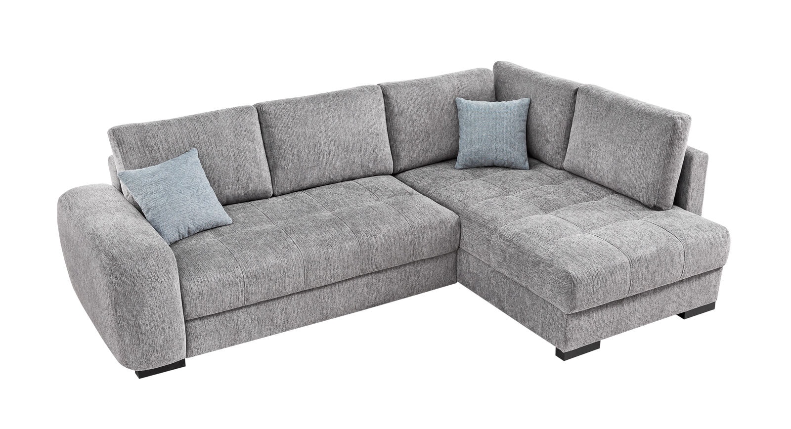 Ecksofa Freddy de Luxe 269 x 179 cm / 179 x 269 cm stone