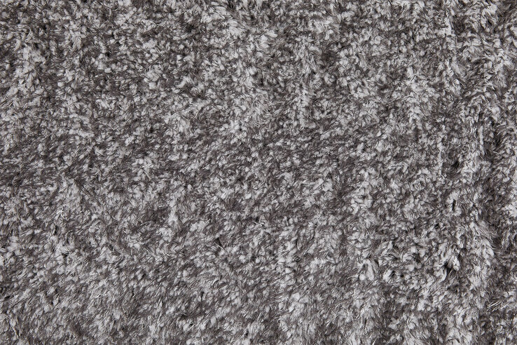 Teppich Gela rund Grau Durchmesser 100 cm