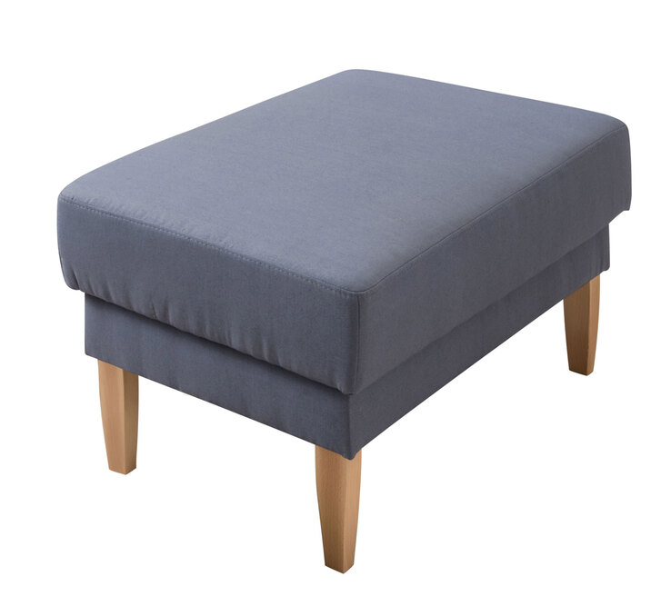 Hockerbank San Biagio Blau/Braun 112x51x56 cm