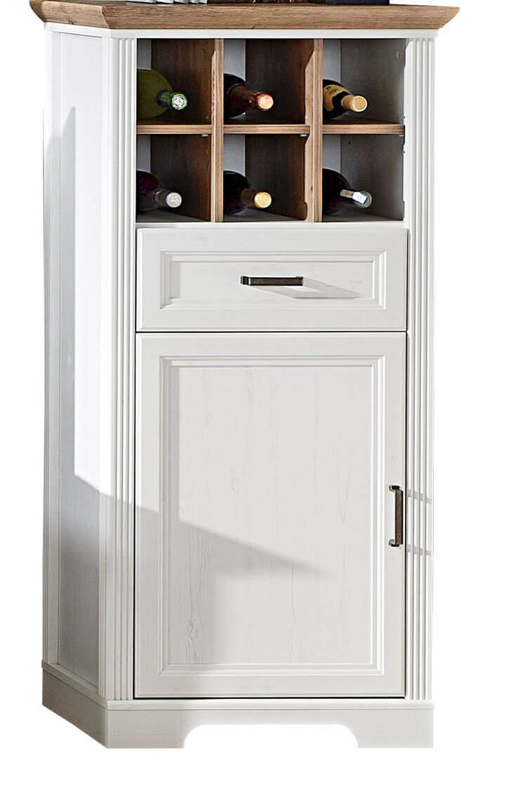 Highboard Jasmin Pinie-Optik hell/Artisan Eiche-Optik 93 x 136 x 42 cm