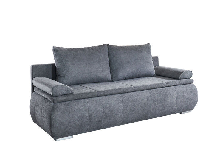 Schlafsofa Lenon 207x94x90 cm Webstoff Grau