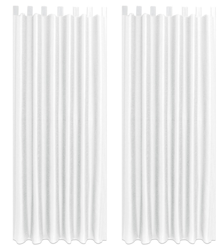 2er Set - Kombischal Taifun Weiß