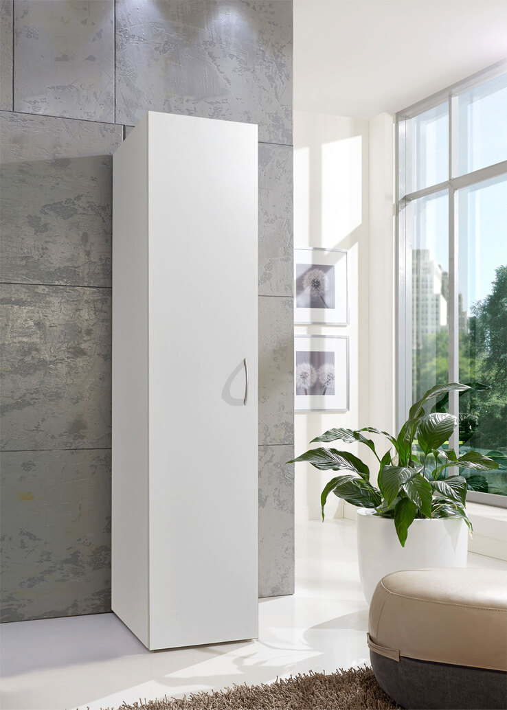 Kleiderschrank Multiraumkonzept 45x185x40 cm weiß