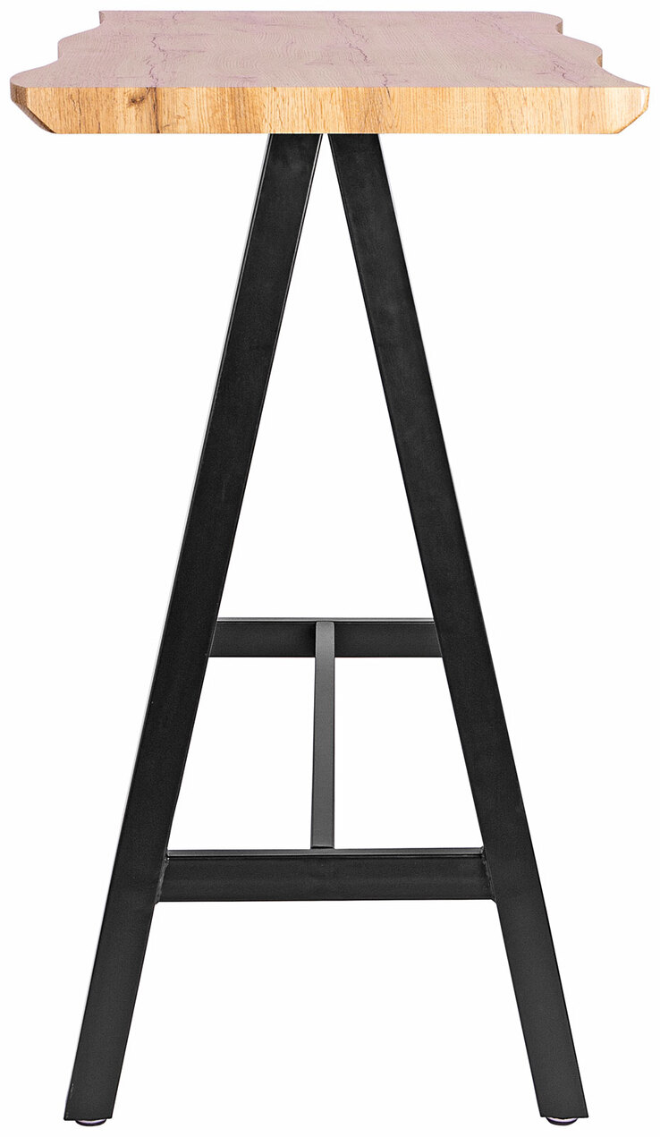 Bartisch Kenai Eiche-Optik/schwarz 120x57 cm