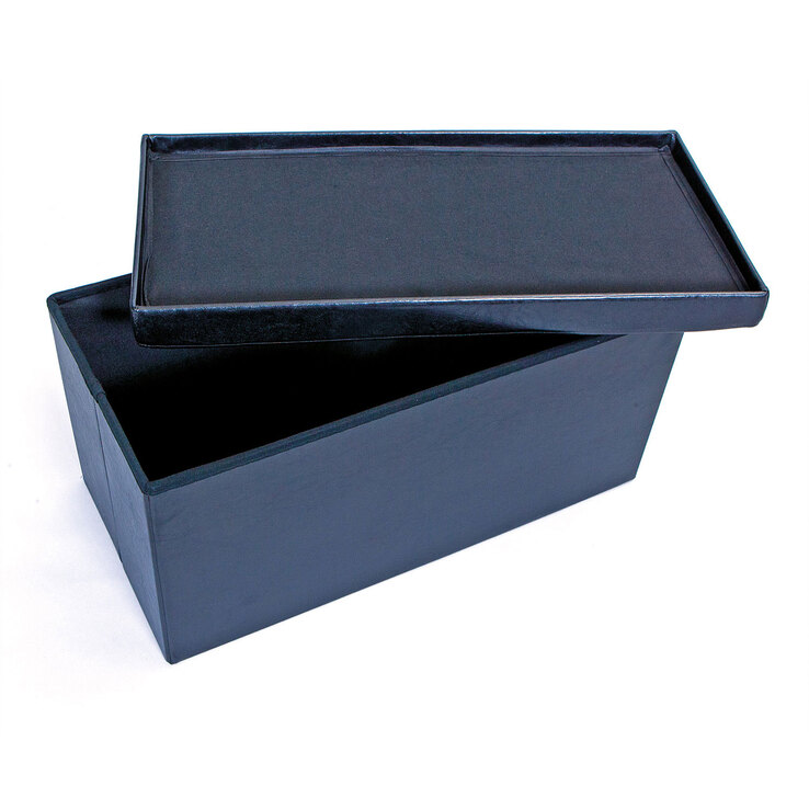 Faltkiste Milan 76 x 38 x 38 cm schwarz