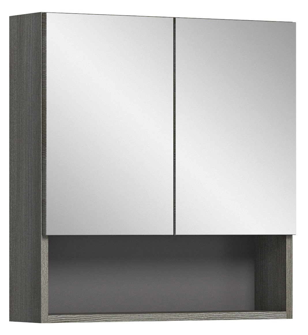 Spiegelschrank Silver grau B/H/T B/H/T 60x63x16 cm