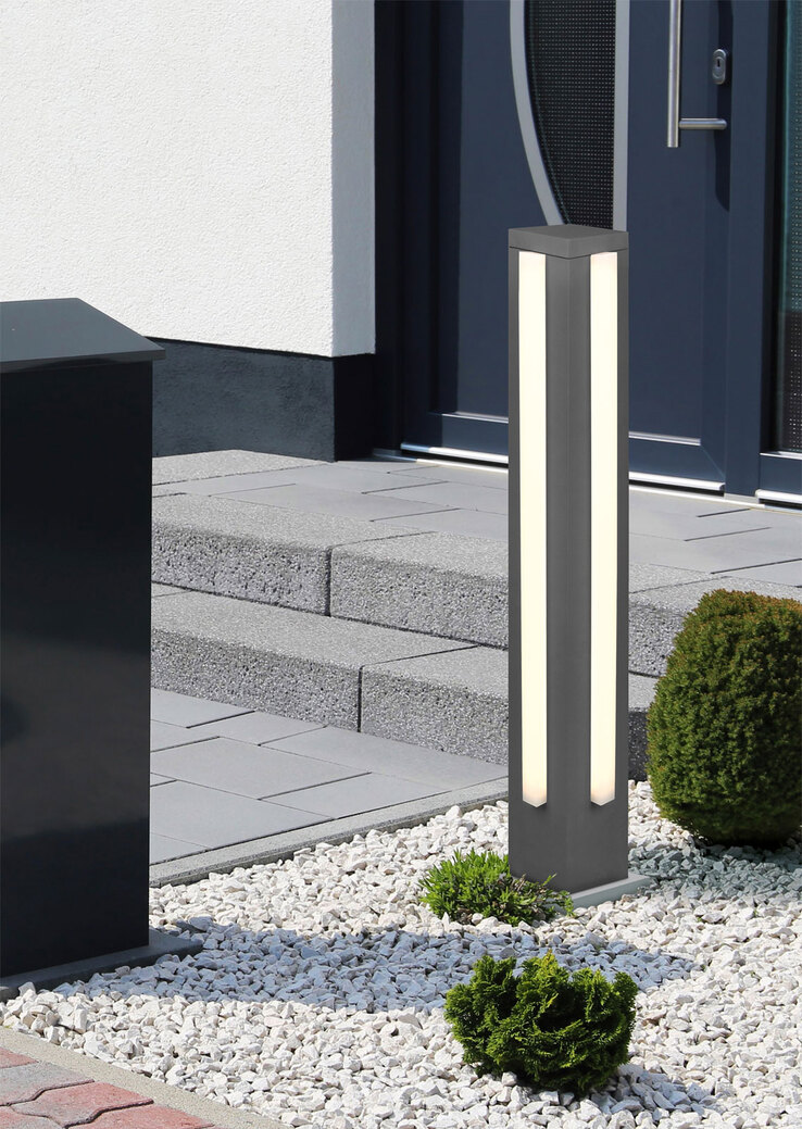 Mitchell Pfosten grau 473360442, B/H/T: 13,6/80/13,6 cm