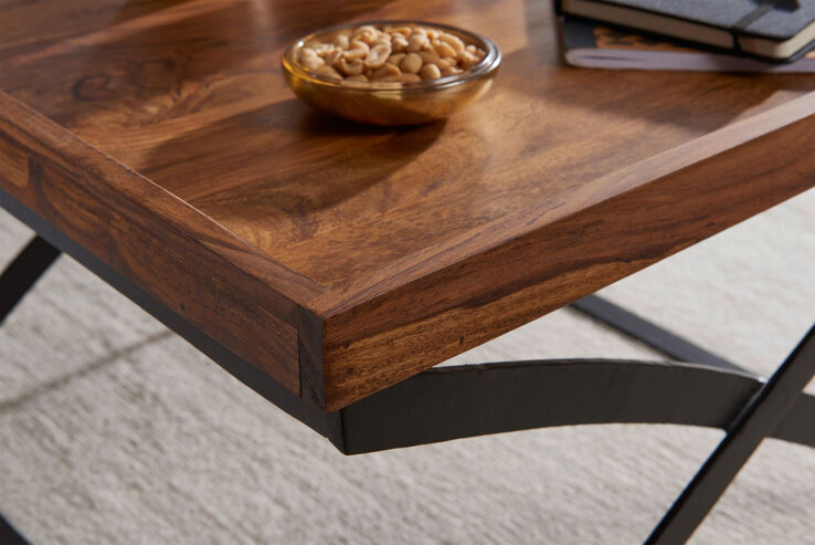 Couchtisch Alesund 63x39x63 cm Massivholz