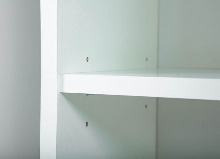 Mehrzweckschrank Pepe Weiß 70x189x34 cm