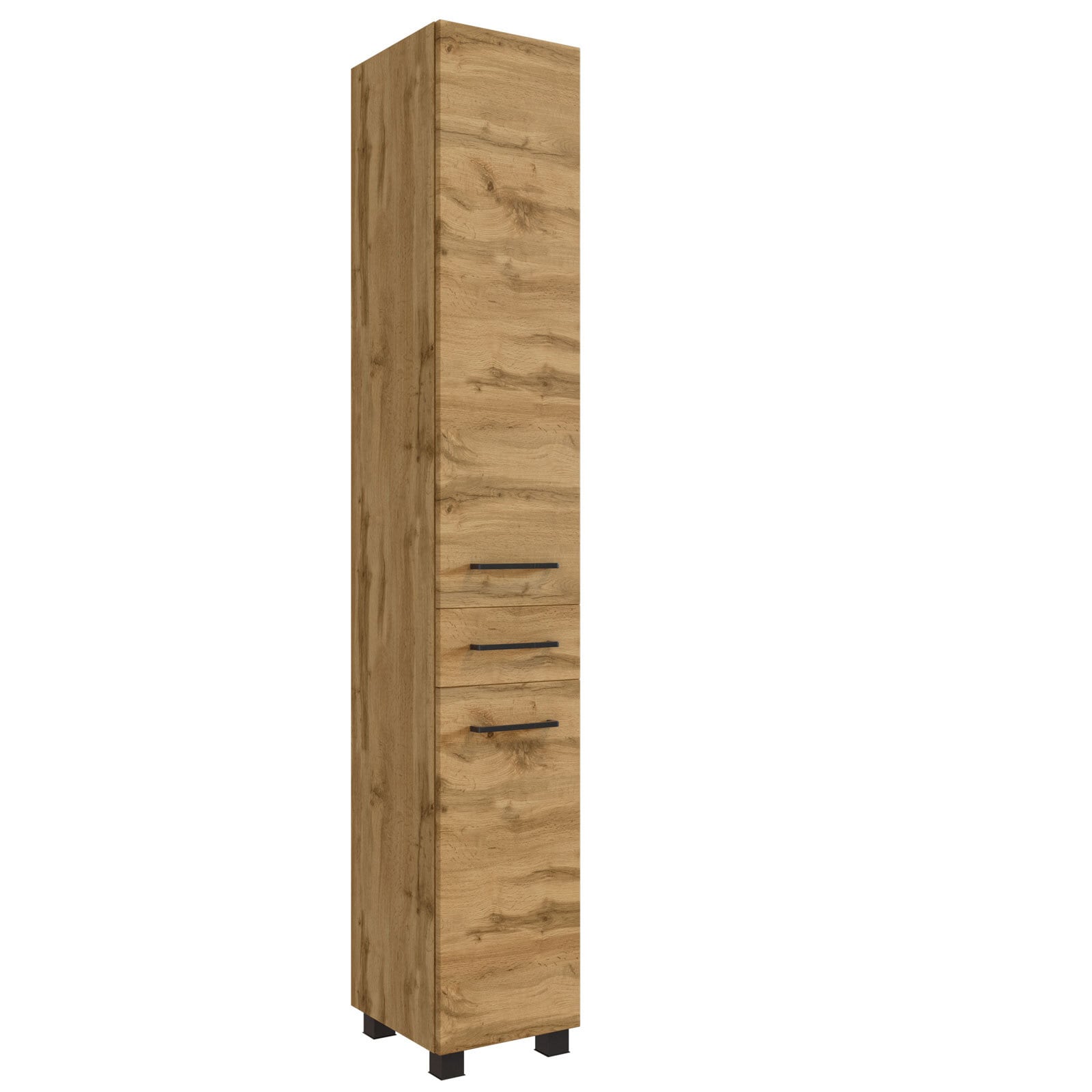 Badkombination Limburg braun 90 cm 3-teilig B/H/T 90x200x45 cm 