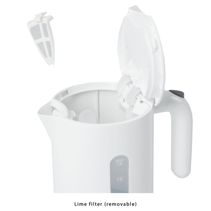 BOMANN Wasserkocher WK 5012 CB 1,8 L, Weiß