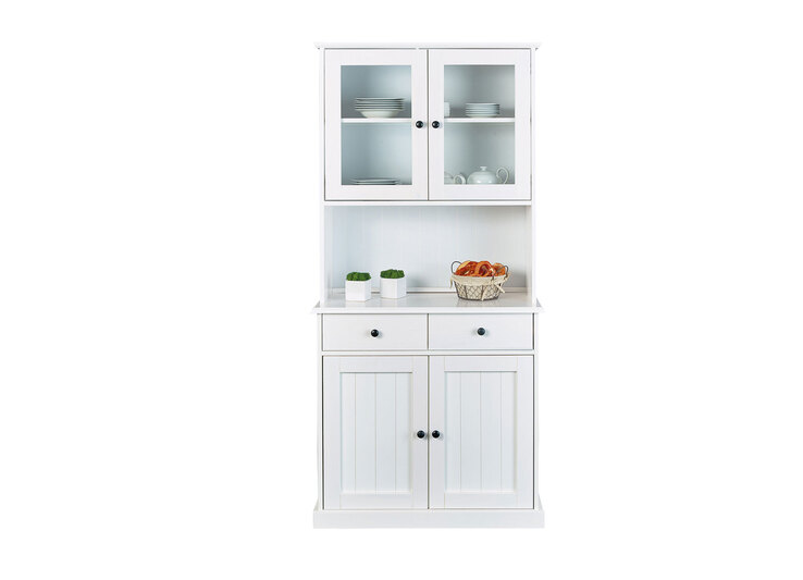 Buffet Jacob 56.1 Kiefer massiv weiß lackiert 90x191x45 cm